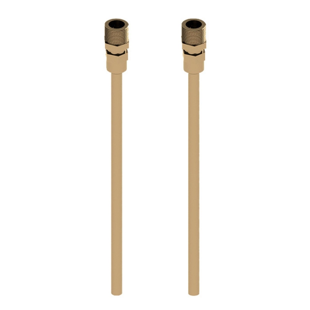 Product Cut out image of the Abacus Brushed Brass Basin Isolation Valve Extensions EPAC-05-8225